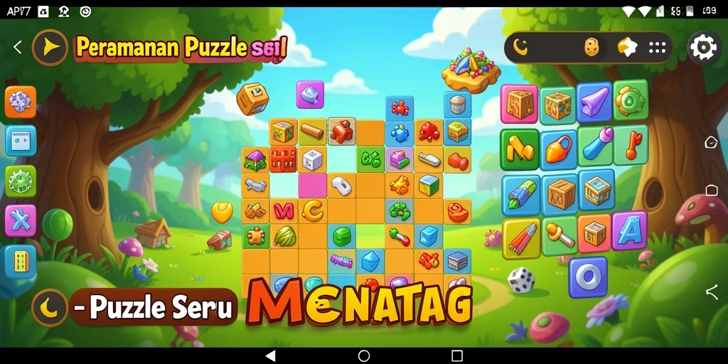 Screenshot gameplay API77 menampilkan teka-teki yang menantang dan menarik.
