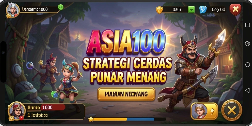 Tampilan gameplay menantang dalam ASIA100 dengan strategi mendalam