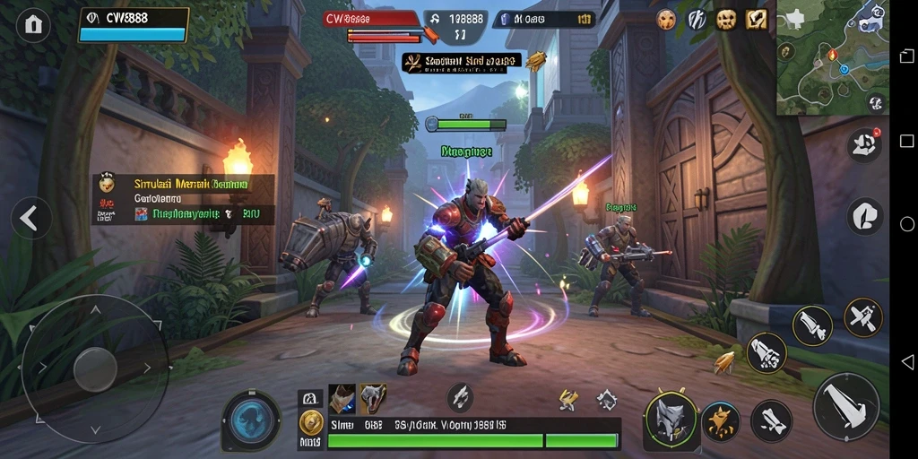 Gameplay seru di CW8888 dengan grafis menarik.