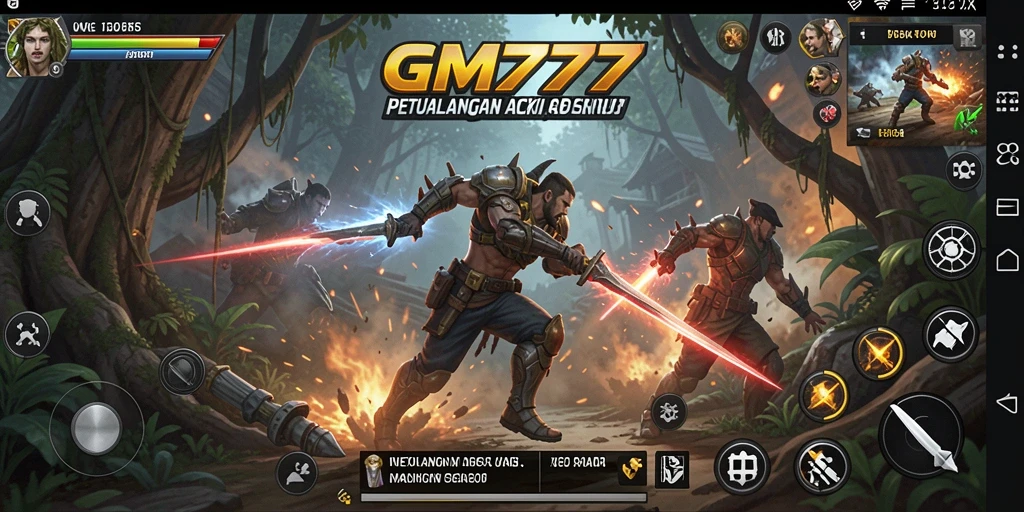Screenshot GM777 menampilkan aksi seru dalam gameplay yang mengesankan.