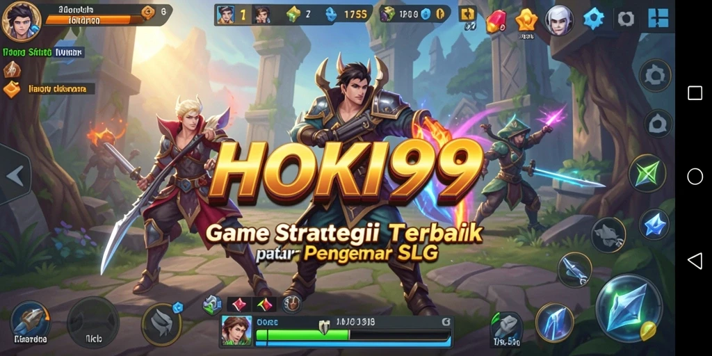 Screenshot utama HOKI99 menampilkan gameplay SLG yang seru dan strategis.