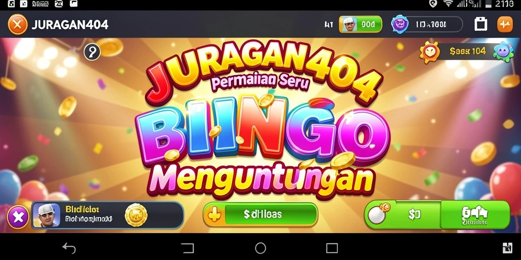 Tampilan gameplay menarik dari JURAGAN404 yang memukau.