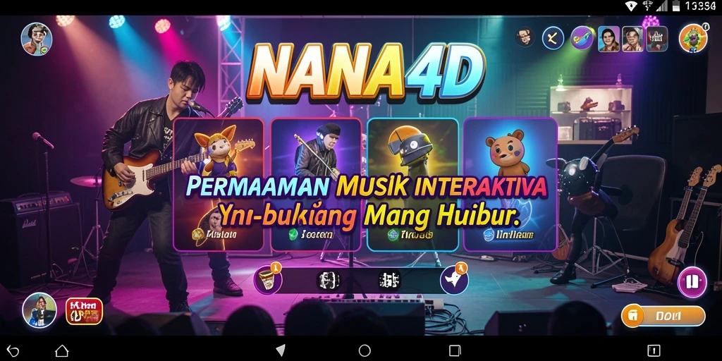 Tampilan gameplay NANA4D yang interaktif dan memikat.