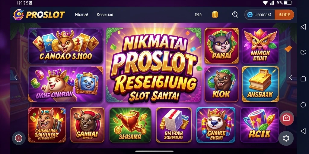 Tampilan gameplay PROSLOT yang menarik dan menyenangkan.