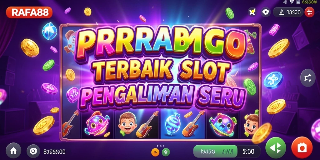 Screenshot gameplay RAFA88 dengan tampilan slot yang menarik dan fitur bonus.