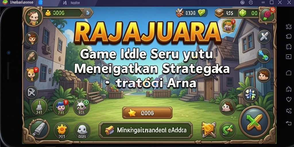 Tampilan gameplay menarik dari RAJAJUARA yang menunjukkan karakter beraksi.