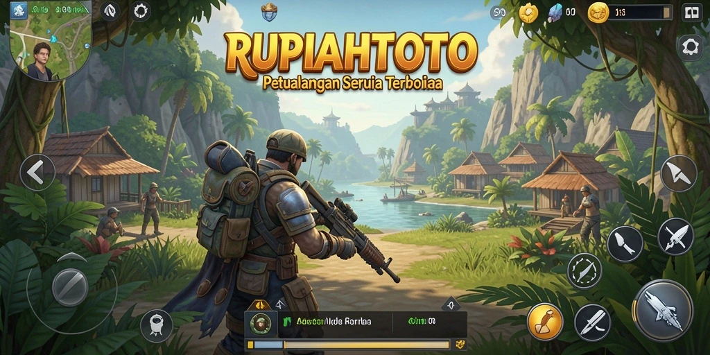 Tangkapan layar RUPIAHTOTO menampilkan petualangan menakjubkan di dunia terbuka.