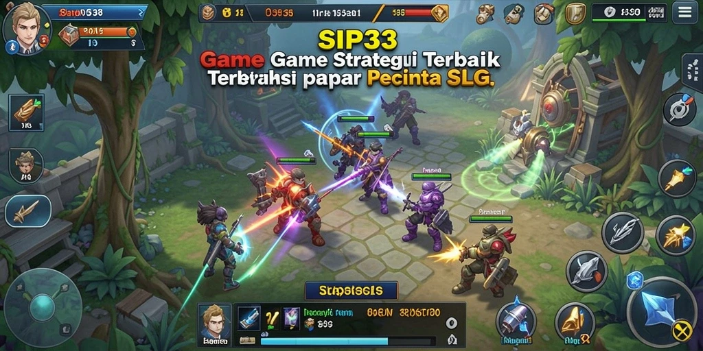 Tampilan screenshot SIP33 menunjukkan aksi mendebarkan dalam gameplay SLG.